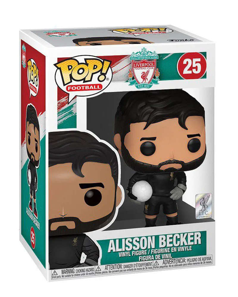 Bobble Figure Football - Liverpool POP! - Alisson Becker 