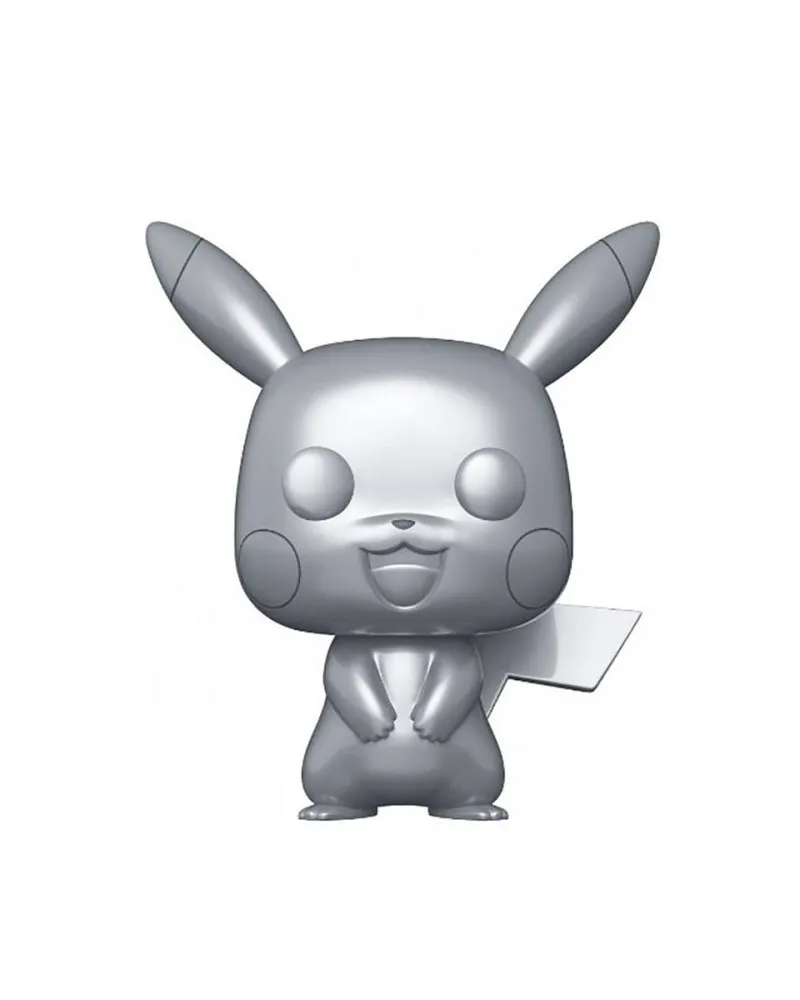 Bobble Figure Games - Pokemon POP! - Pikachu Silver Metalic 