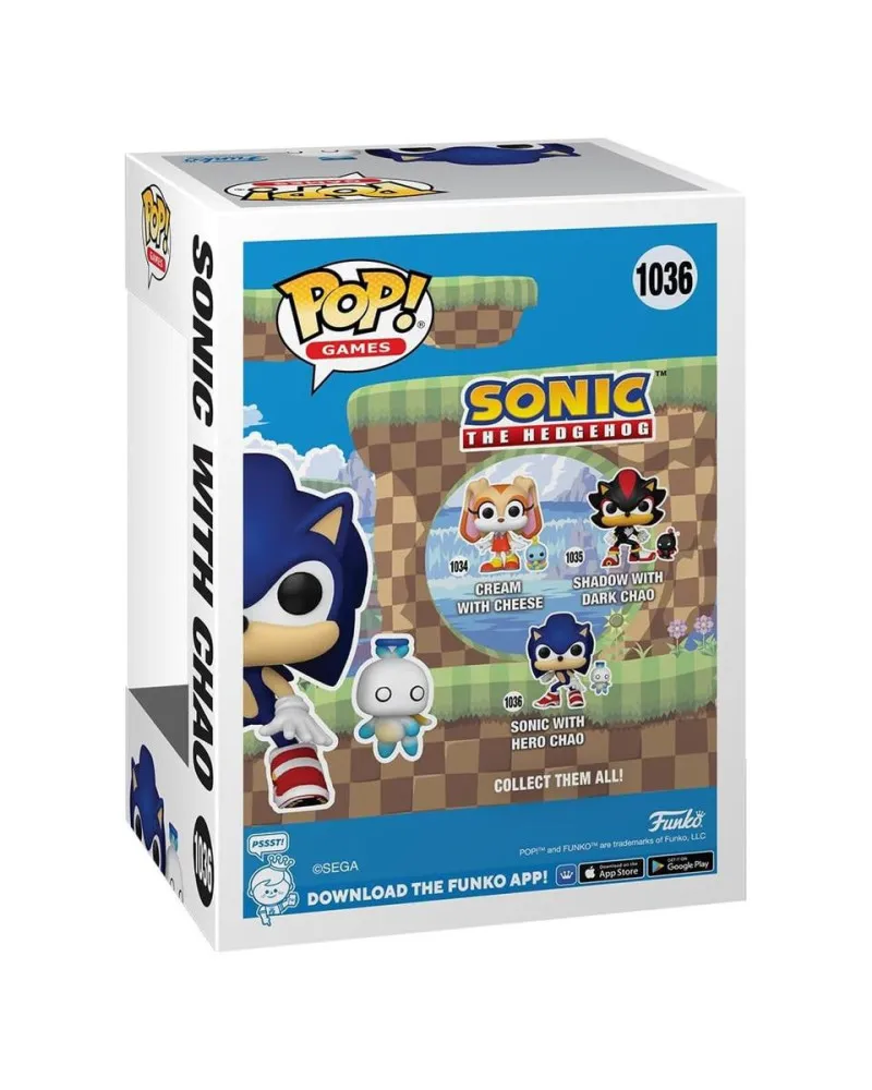 Bobble Figure Games - Sonic the Hedgehog POP! - Sonic with Chao 