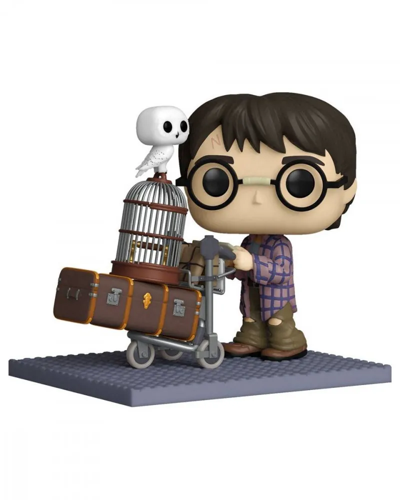Bobble Figure Harry Potter POP! - Harry Pushing Trolley 