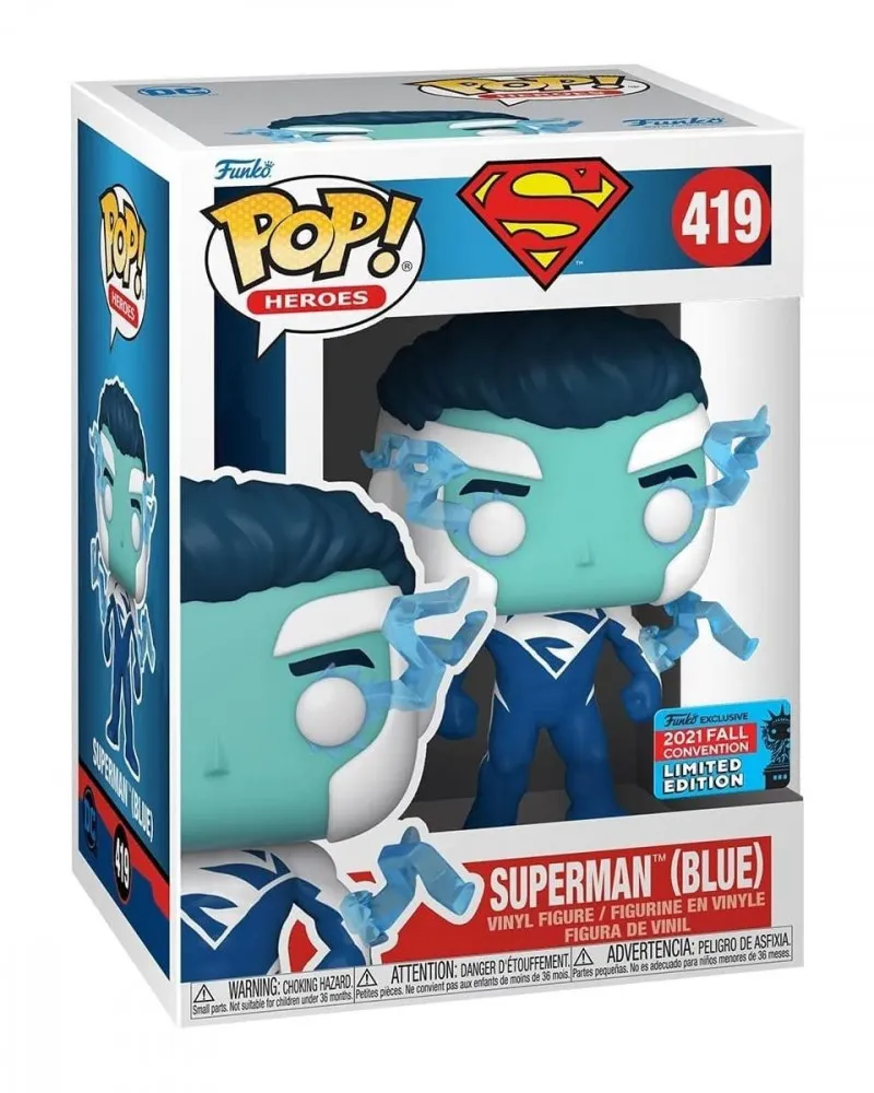 Bobble Figure DC - Superman POP! - Superman (Blue) - Limited Edition 