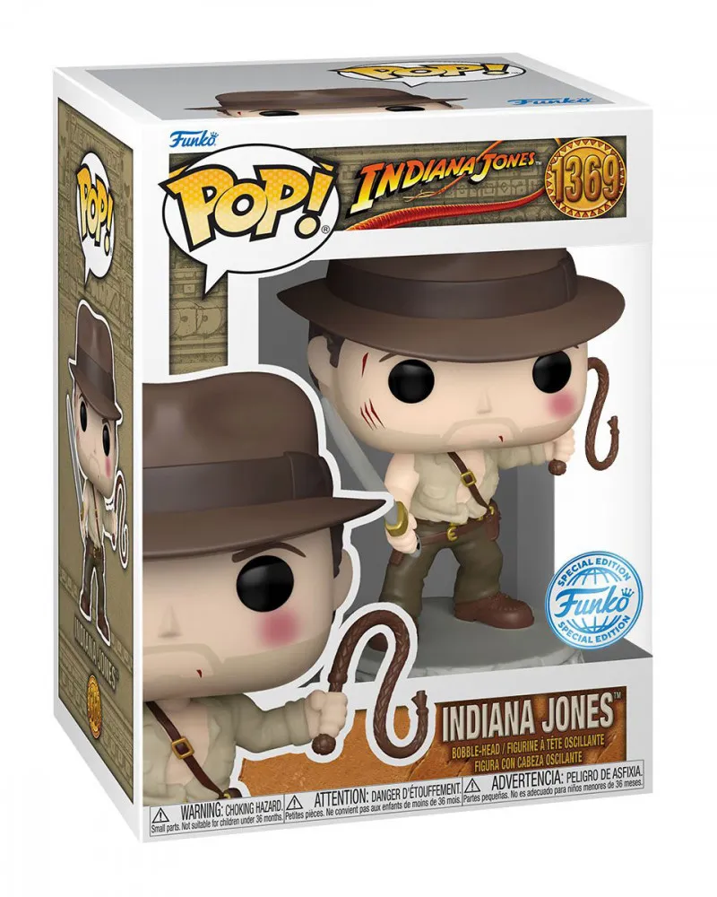 Bobble Figure Indiana Jones POP! - Indiana Jones with Whip - Special Edition 