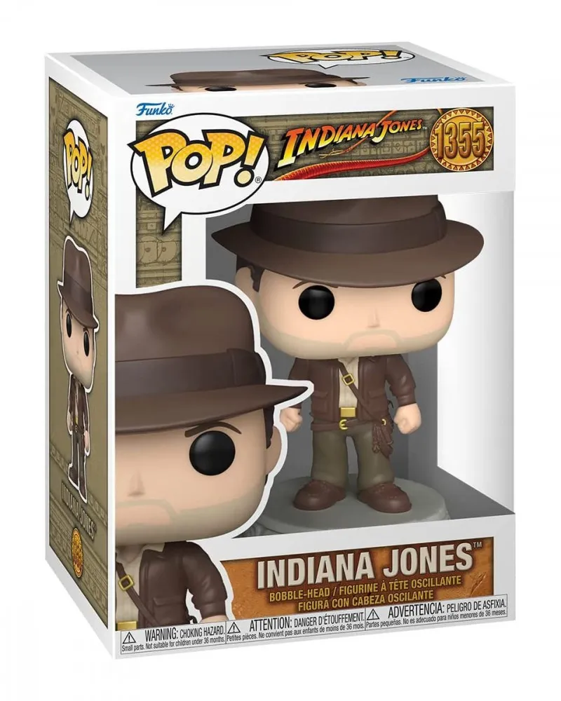 Bobble Figure Indiana Jones - Raiders of the Lost Ark POP! - Indiana Jones with Jacket 