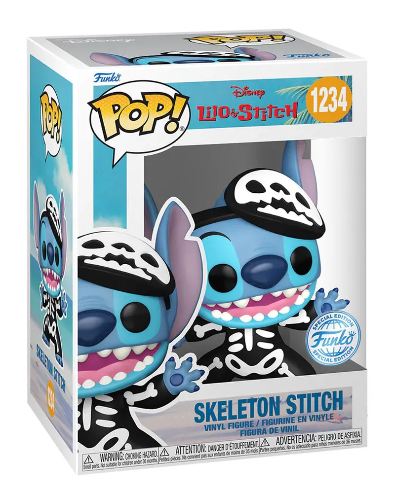 Bobble Figure Disney - Lilo & Stitch POP! - Skeleton Stitch - Special Edition 