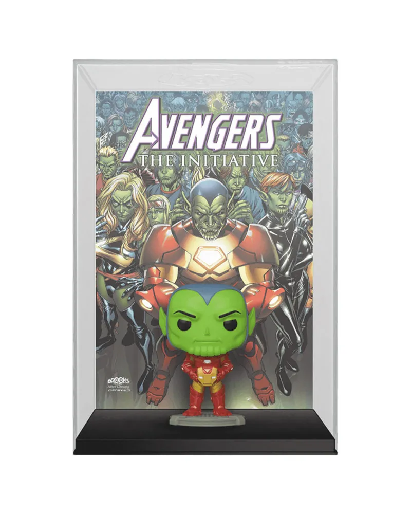 Bobble Figure Marvel - Avengers POP! Comic Covers - Skrull as Iron Man 