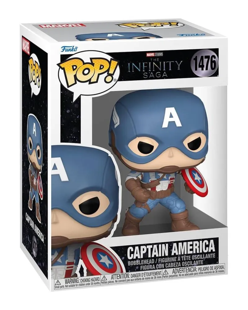 Bobble Figure Marvel - Avengers POP! Infinity Saga - Captain America 