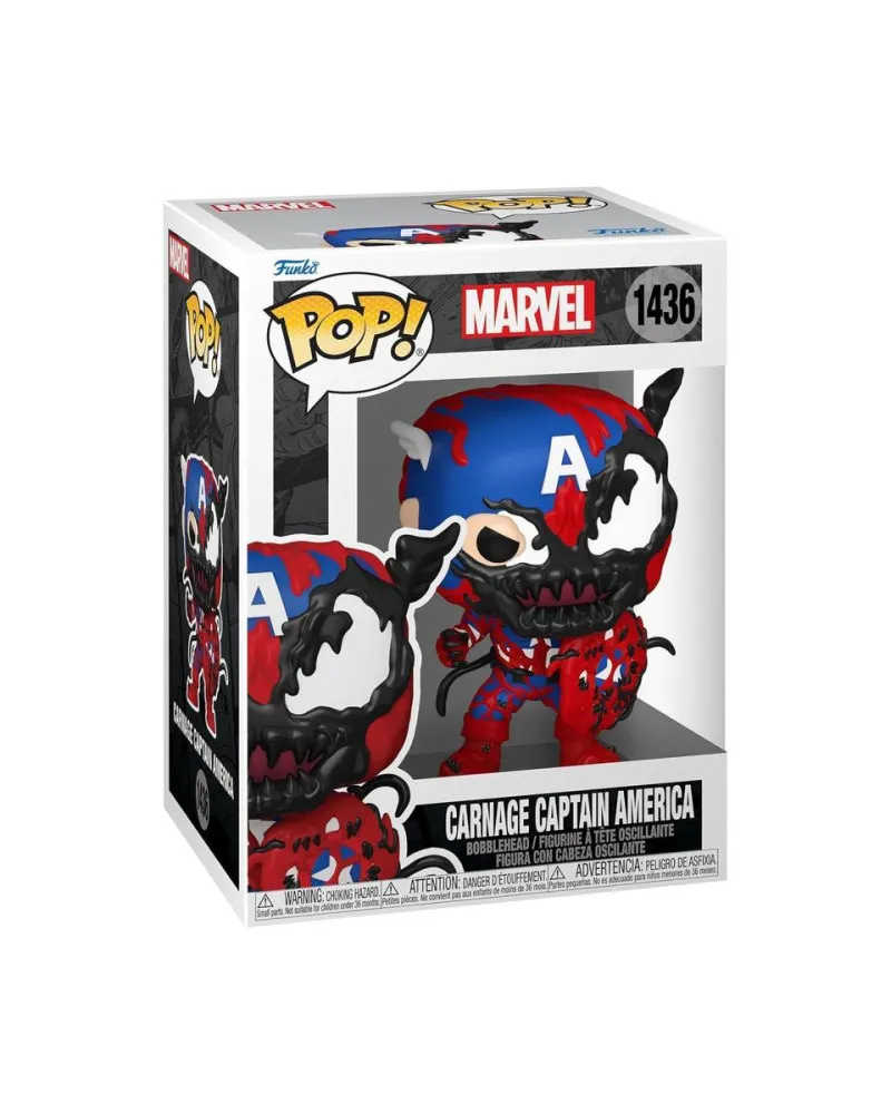 Bobble Figure Marvel - Carnage POP! - Carnage Captain America 