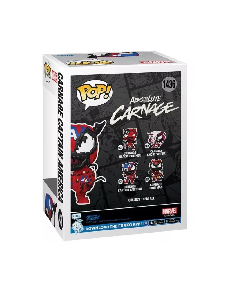 Bobble Figure Marvel - Carnage POP! - Carnage Captain America 