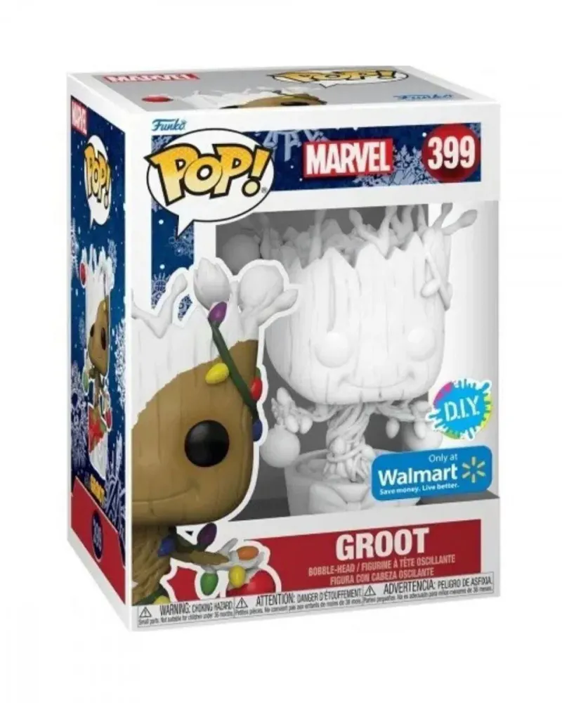 Bobble Figure Marvel POP! - Groot (Holiday) (D.I.Y) 