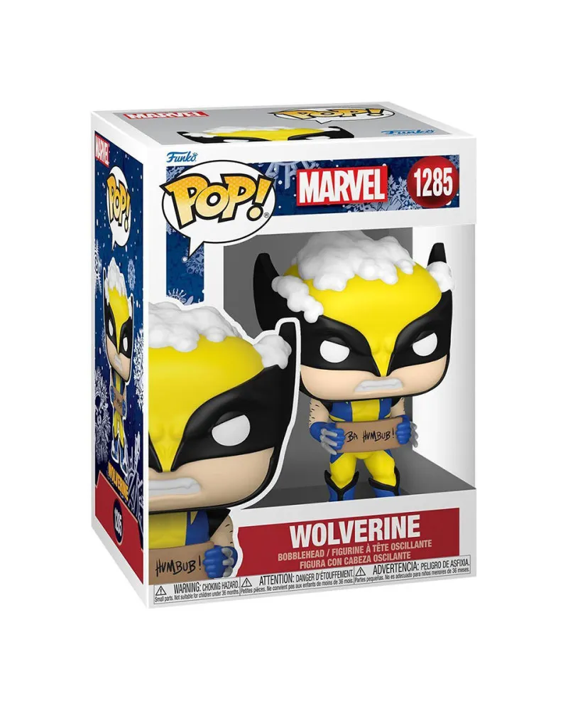 Bobble Figure Marvel POP! - Wolverine with Sign (Holiday) 