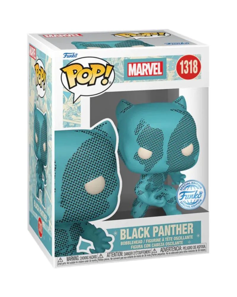Bobble Figure Marvel - Retro Reimagined POP! - Black Panther - Special Edition 