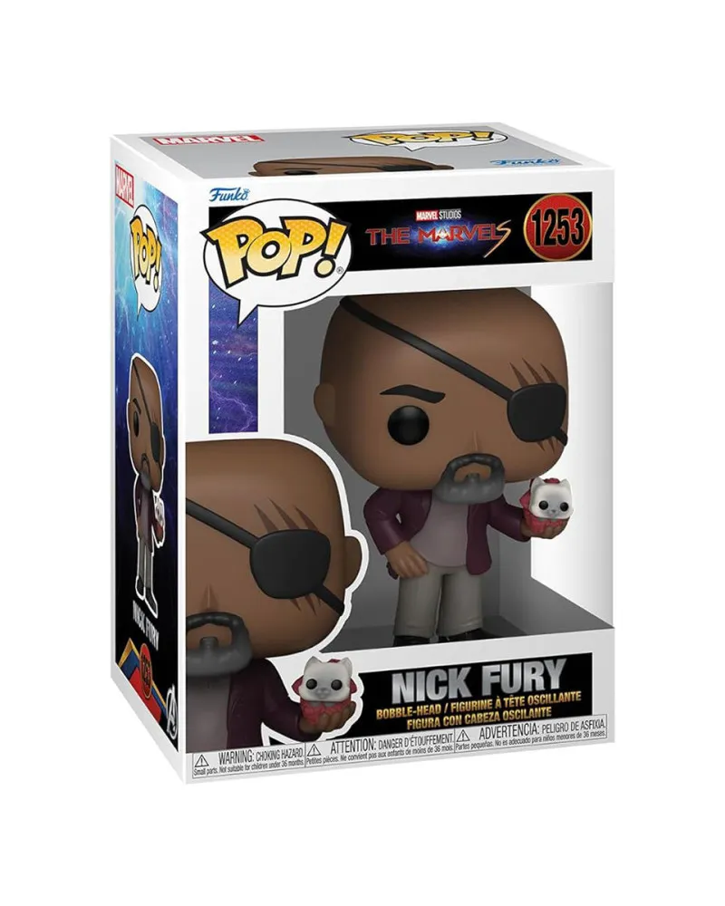 Bobble Figure Marvel - The Marvels POP! - Nick Fury 