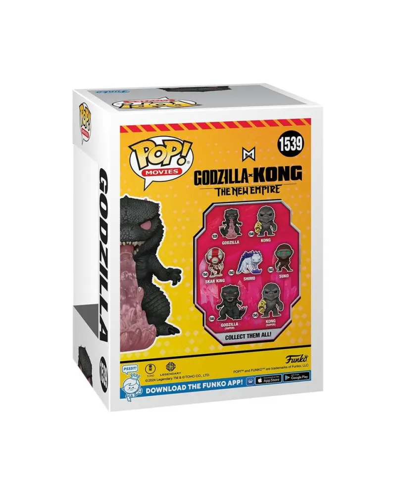 Bobble Figure Movies - Godzilla vs Kong The New Empire POP! - Godzilla With Heat Ray 