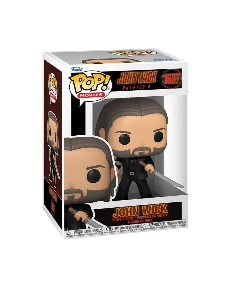 Bobble Figure Movies - John Wick Chapter 4 POP! Movies - John Wick 