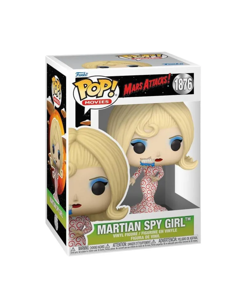 Bobble Figure Movies - Mars Attacks POP! - Martian Spy Girl