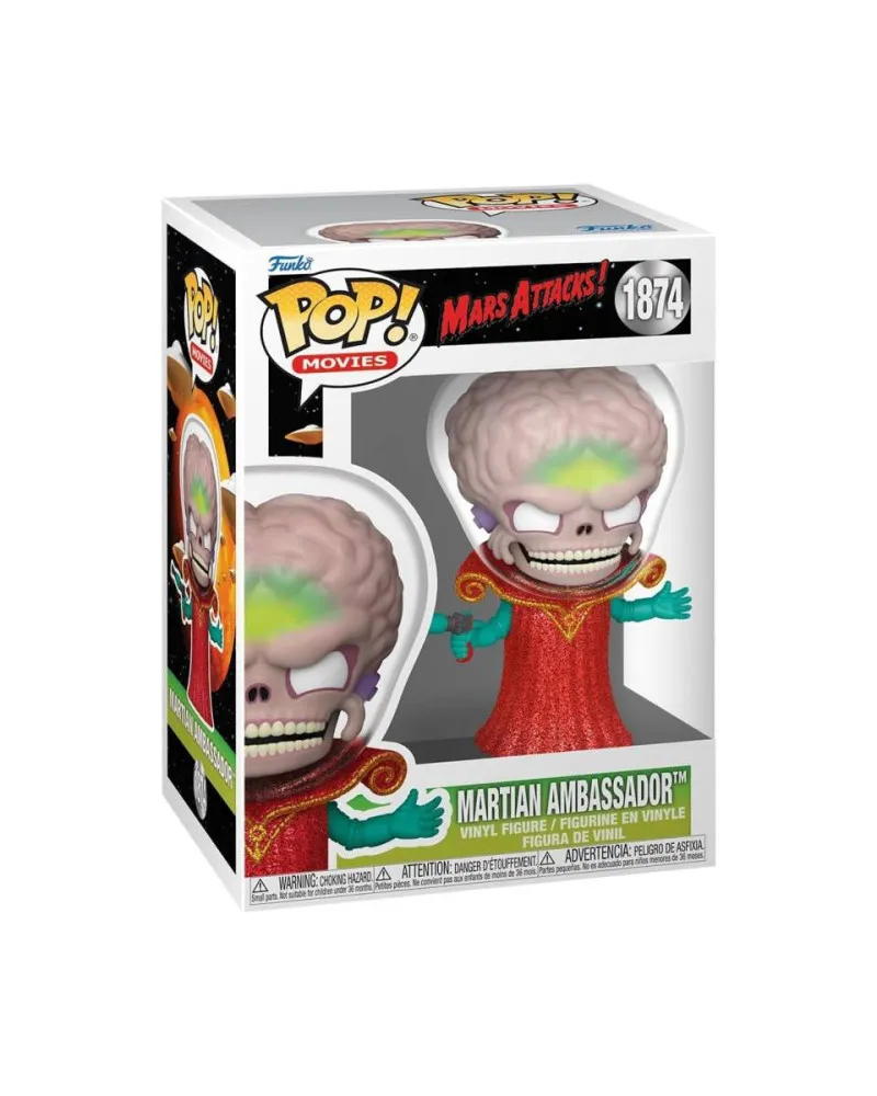 Bobble Figure Movies - Mars Attacks POP! - Martin Ambassador 