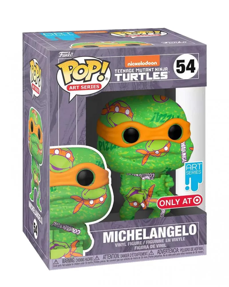 Bobble Figure Movies TMNT POP! - Michelangelo with Plastic Case 