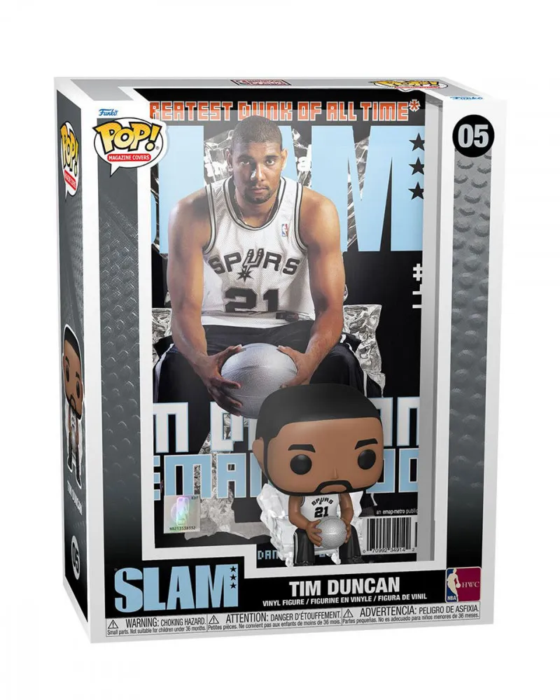 Bobble Figure NBA Magazine Covers POP! - Slam - Tim Duncan 