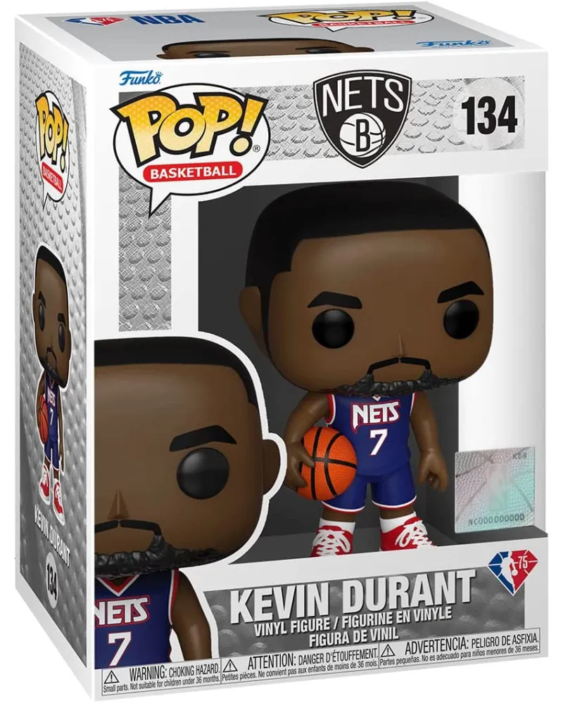 Bobble Figure Basketball NBA - Brooklyn Nets POP! - Kevin Durant 