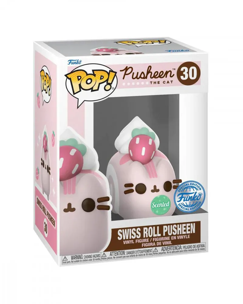 Bobble Figure Pusheen The Cat POP! - Swiss Roll Pusheen - Special Edition 