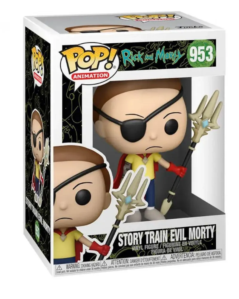 Bobble Figure Rick and Morty POP! - Story Train Evil Morty 