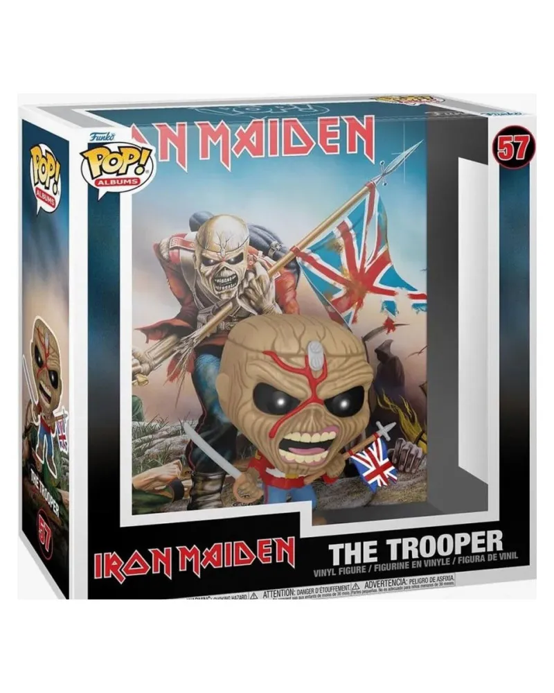 Bobble Figure Rocks - Iron Maiden POP! Albums - The Trooper 