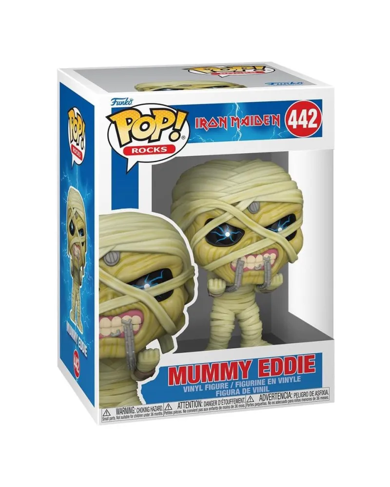 Bobble Figure Rocks - Iron Maiden POP! - Mummy Eddie 