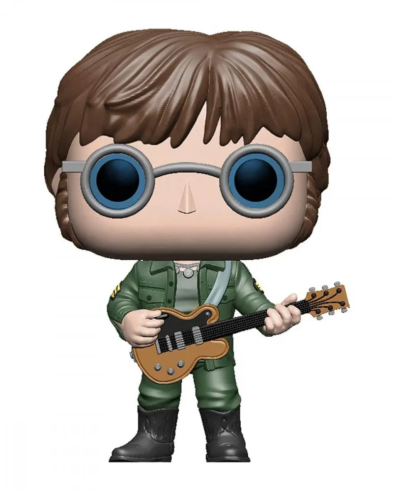 Bobble Figure Rocks POP! - John Lennon in Military Jacket 