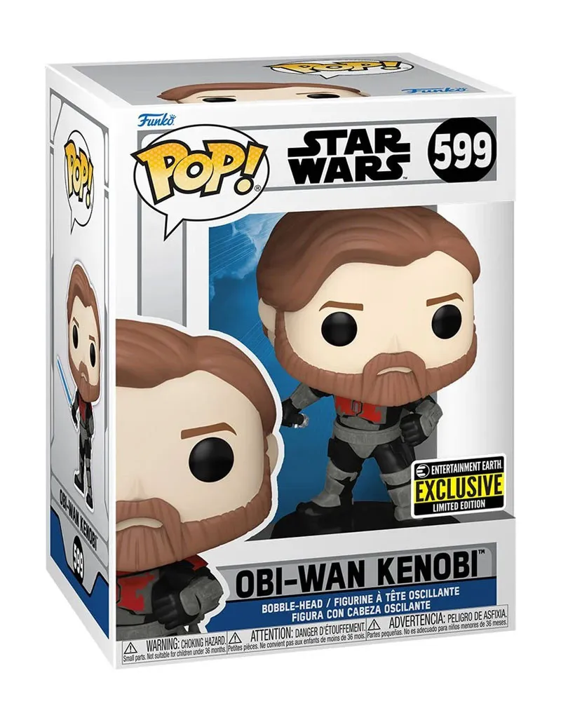 Bobble Figure Star Wars - Clone Wars POP! - Obi-Wan Kenobi - Special Edition 