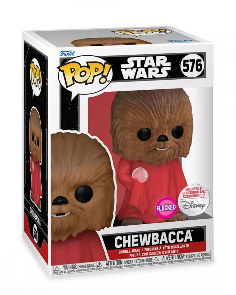 Bobble Figure Star Wars POP! - Chewbacca with Robe (Flocked) - Special Edition 