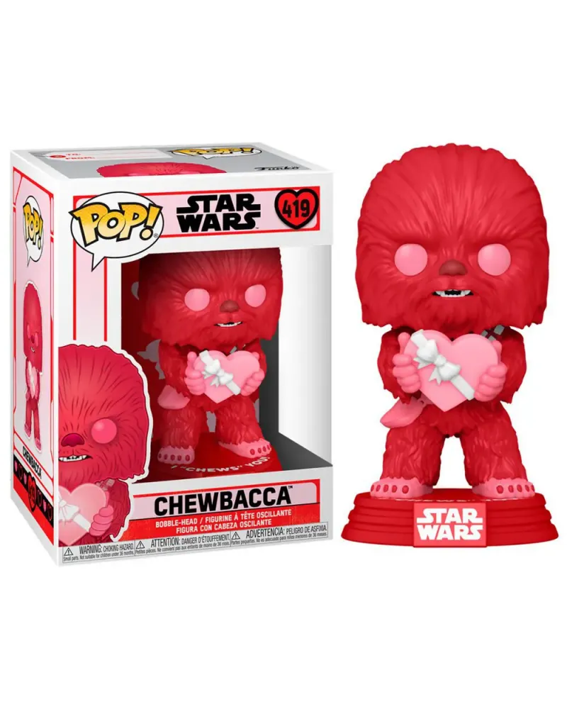 Bobble Figure Star Wars Valentines POP! - Cupid Chewbacca 