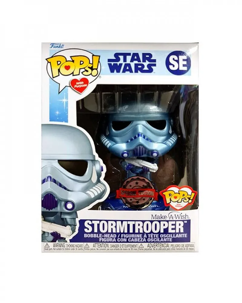 Bobble Figure Star Wars POP! - Stormtrooper (Metallic) - Pops! Special Edition 