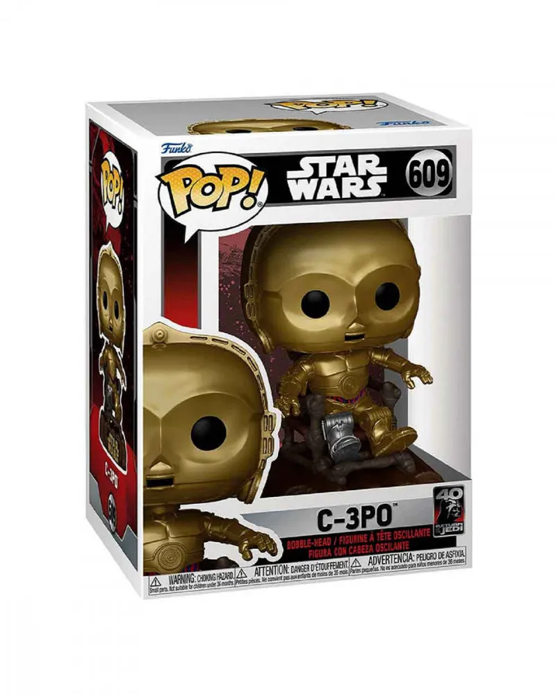 Bobble Figure Star Wars - Return of the Jedi 40th Annyversary POP! - C-3PO (in Chair) 