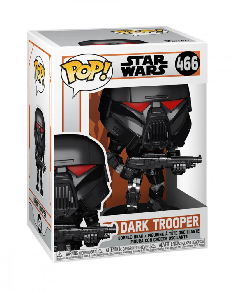 Bobble Figure Star Wars The Mandalorian POP! - Dark Trooper 
