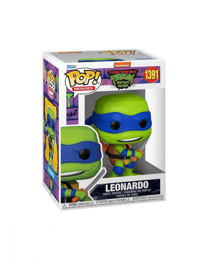 Bobble Figure Teenage Mutant Ninja Turtles - Mayhem POP! - Leonardo 