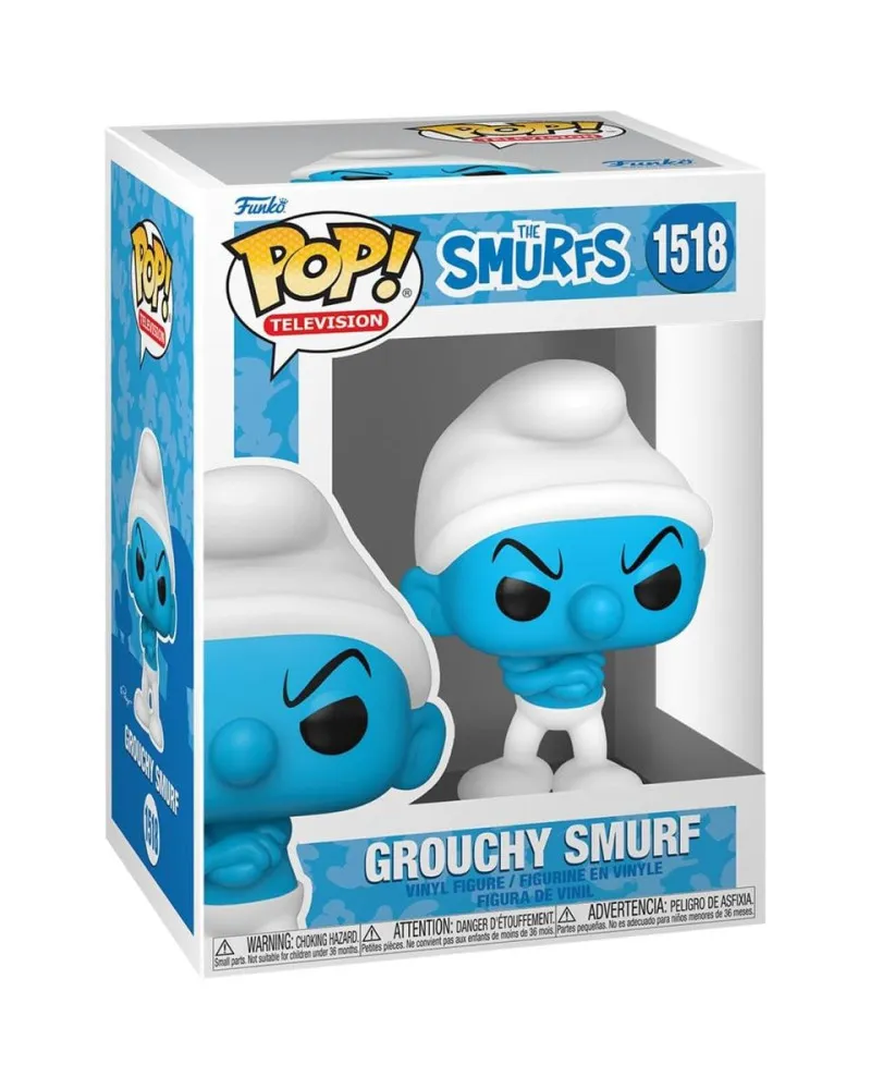 Bobble Figure Television - The Smurfs POP! - Grouchy Smurf 