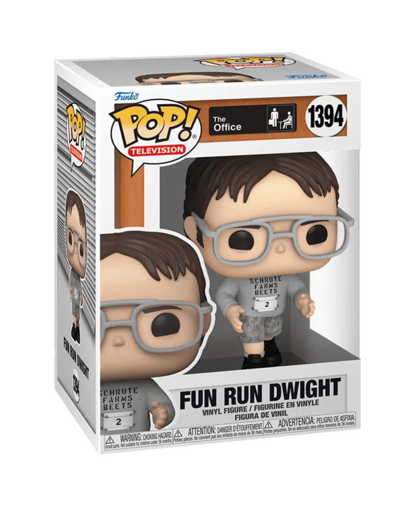 Bobble Figure The Office POP! - Fun Run Dwight 