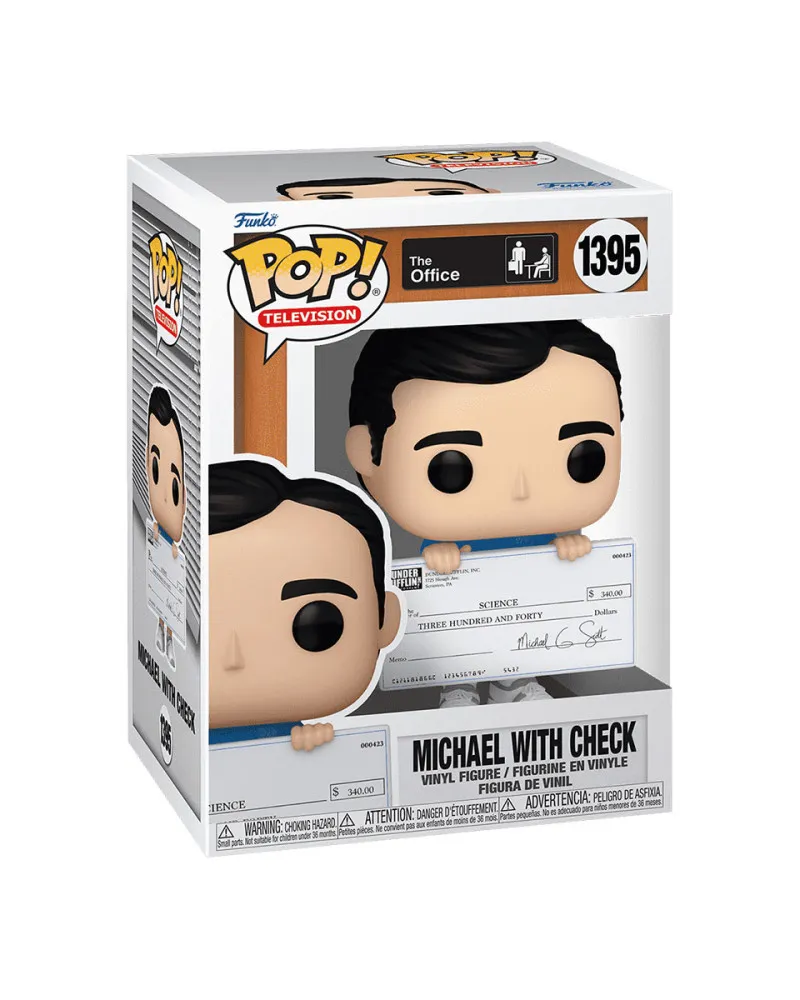 Bobble Figure The Office POP! - Michael with Check 