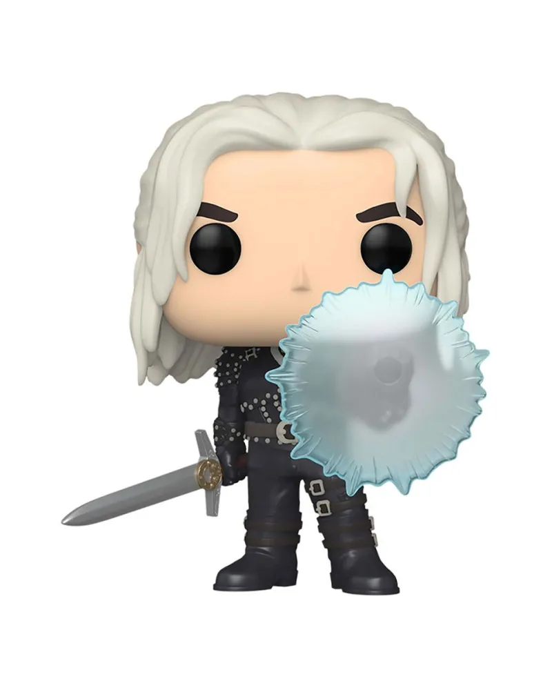 Bobble Figure The Witcher POP! - Geralt with Shield 