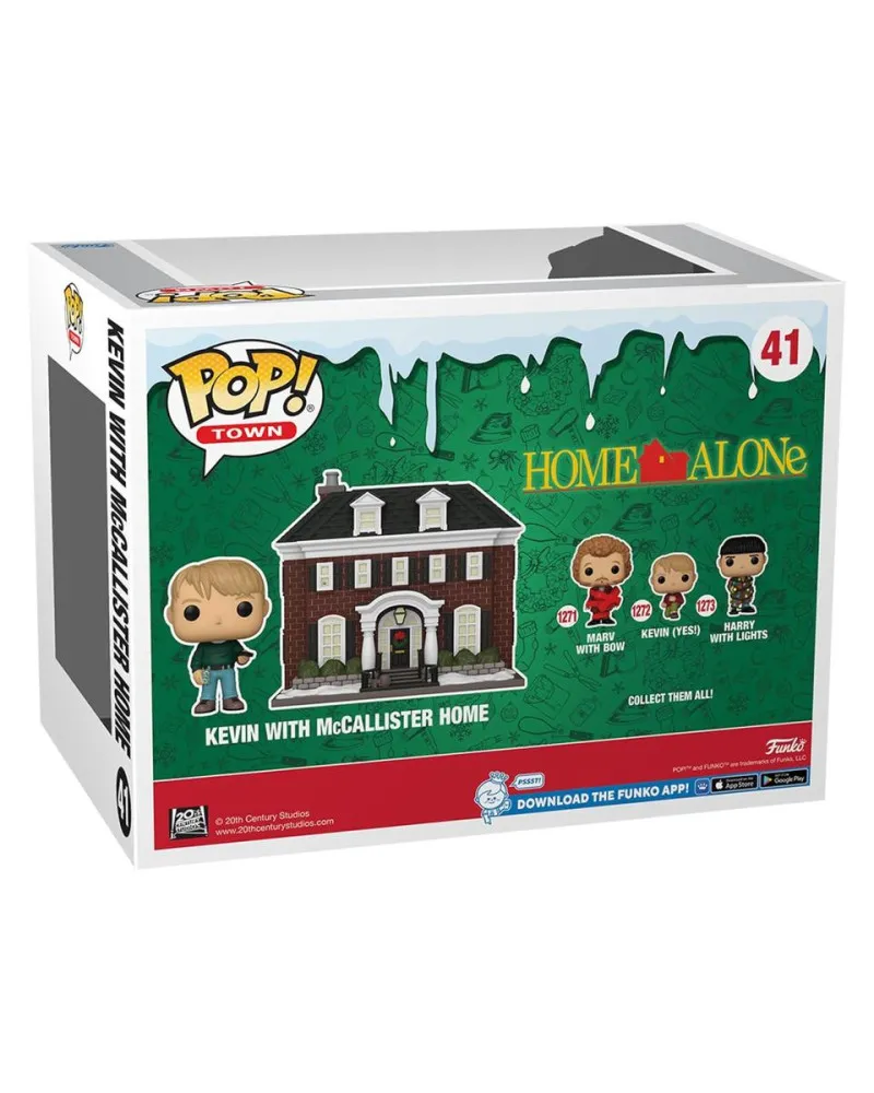 Bobble Figure Movies - Home Alone POP! - Kevin with McCallister Home - Town 