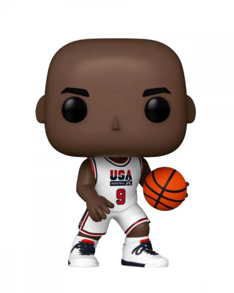 Bobble Figure USA Basketball Pop! - Michael Jordan - White - Special Edition 