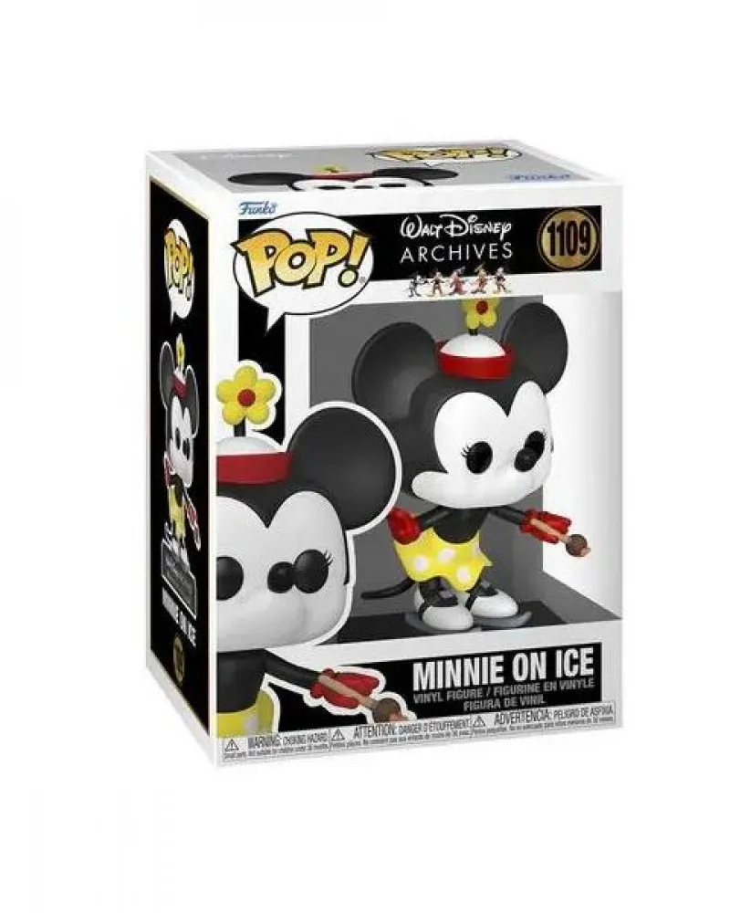 Bobble Figure Walt Disney Archives POP! - Minnie On Ice 