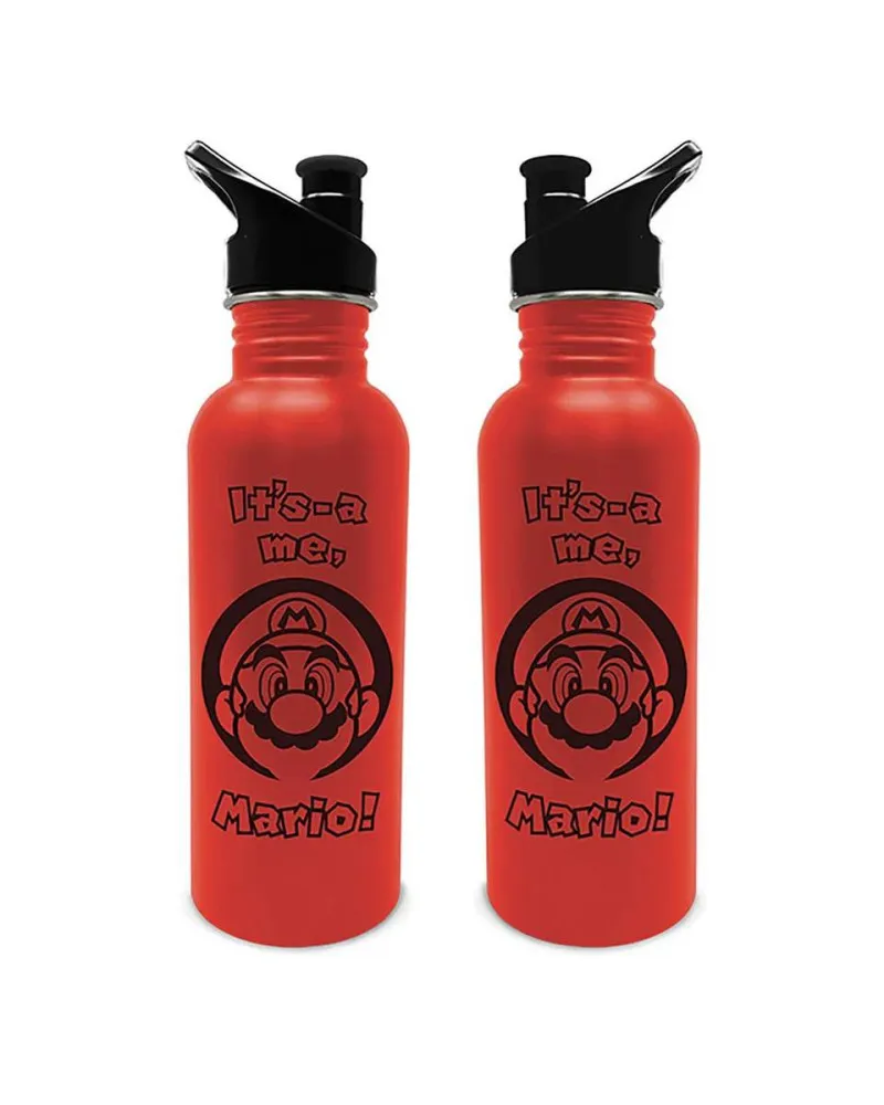 Boca Nintendo - Super Mario - It's-a me, Mario - Metal Canteen Bottle 