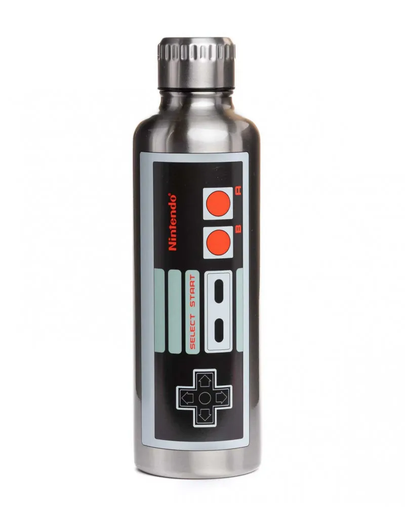 Boca Paladone Nintendo Entertainment System - Metal Water Bottle 