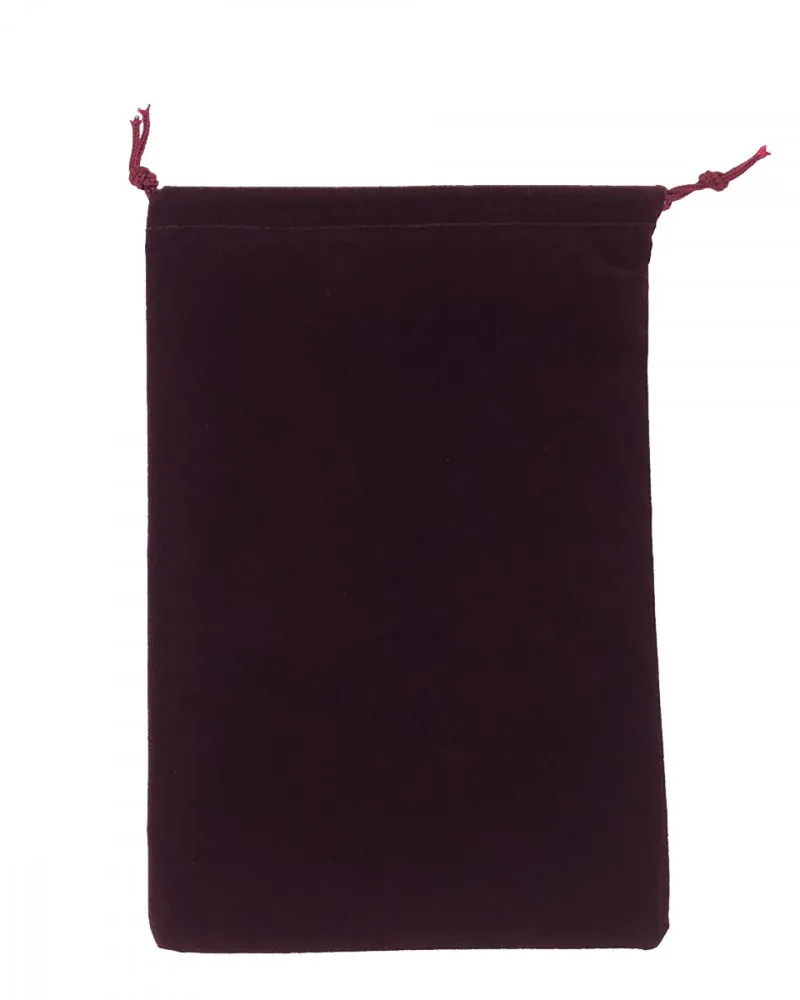 Dice Bag Chessex - Suedecloth L - Burgundy 