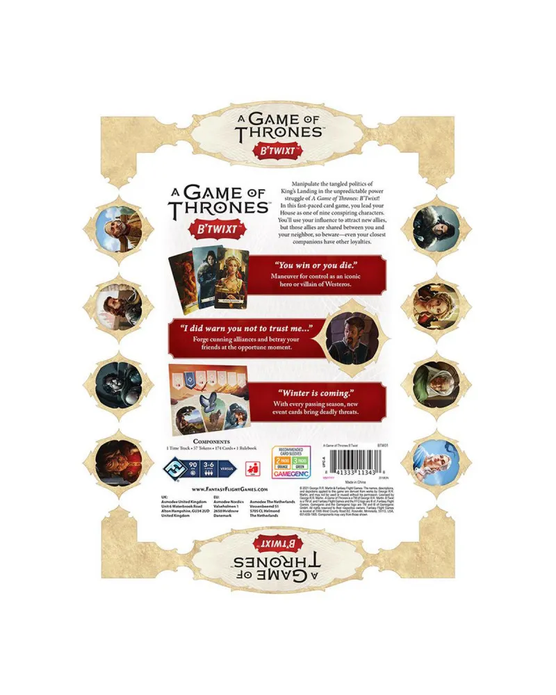Društvena igra A Game of Thrones B'TWIXT 