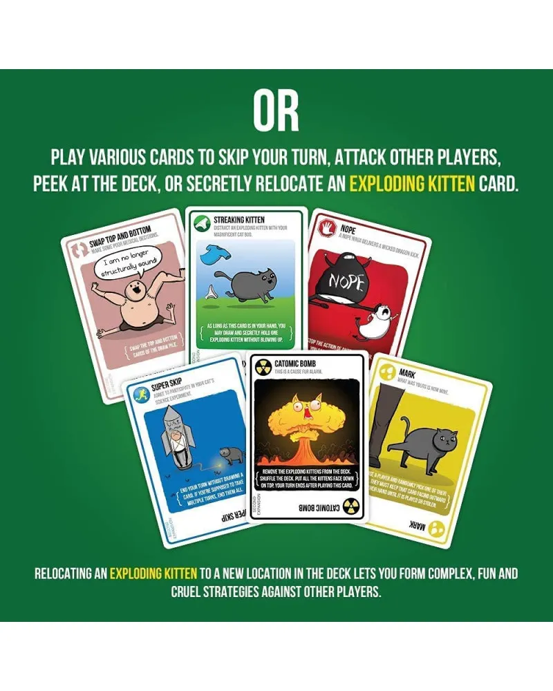 Društvena igra Exploding Kittens 2nd Expansion - Streaking Kittens 