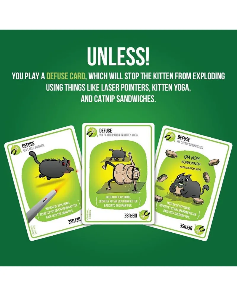 Društvena igra Exploding Kittens 2nd Expansion - Streaking Kittens 