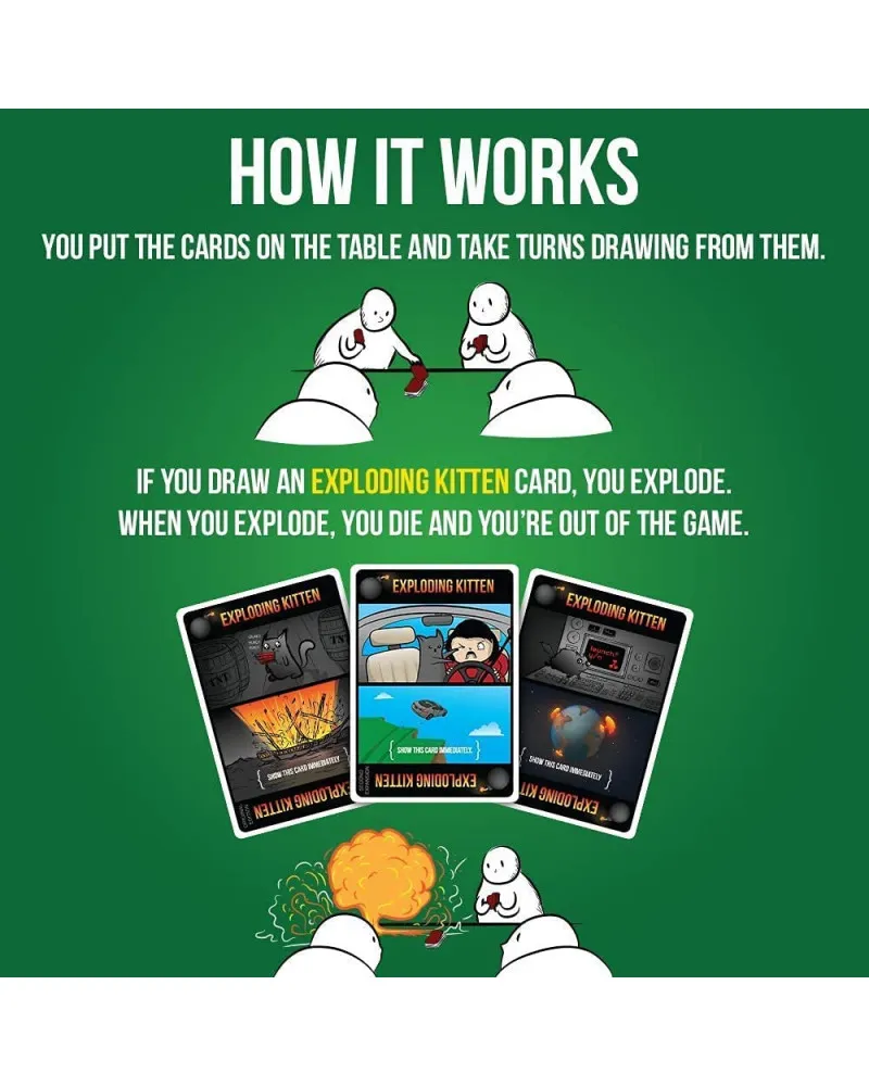 Društvena igra Exploding Kittens 2nd Expansion - Streaking Kittens 