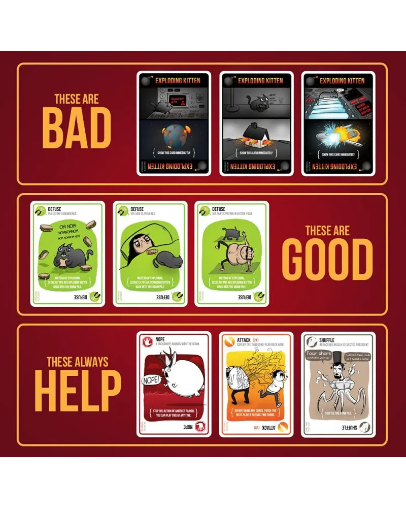 Društvena igra Exploding Kittens - Original Edition 